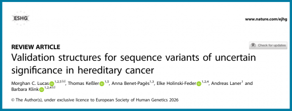 Validation structures for sequence variants of uncertainsigniﬁcance in hereditary cancer